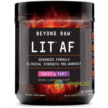 Formula Pre-Workout cu Aroma Dulce Acrisoara Beyond Raw Lit Af 462g