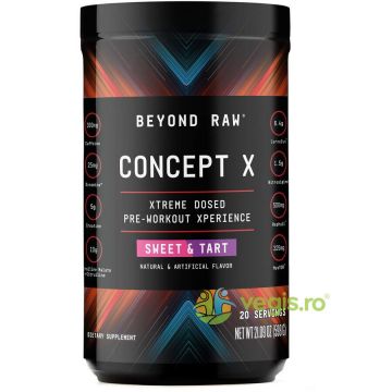 Formula Pre-Workout cu Aroma Sweet&Tart Beyond Raw Concept X 598g