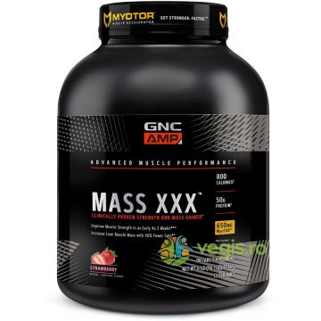 Gainer Proteic cu Aroma de Capsuni Amp Mass Xxx 2724g