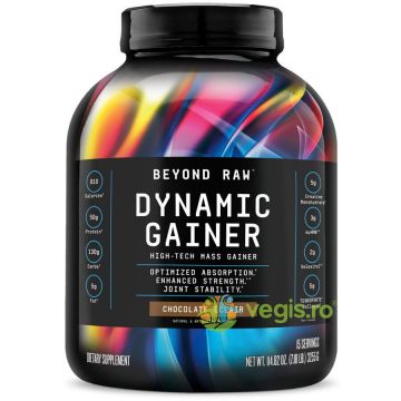 Gainer Proteic cu Aroma de Ecler cu Ciocolata Beyond Raw 3255g