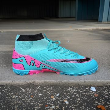 Ghete de fotbal Sky Wing 9838, cu glezna cusute in varf, pentru teren sintetic Ghete de fotbal Sky Wing 9838, cu glezna cusute in varf, pentru teren sintetic