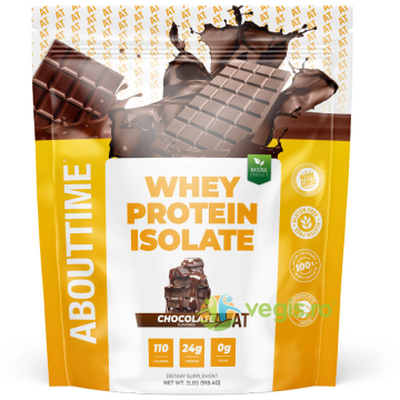 Izolat Proteic din Zer cu Aroma de Ciocolata Abouttime  918.4g