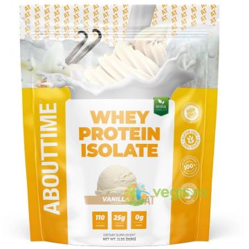 Izolat Proteic din Zer cu Aroma de Vanilie Abouttime 928g