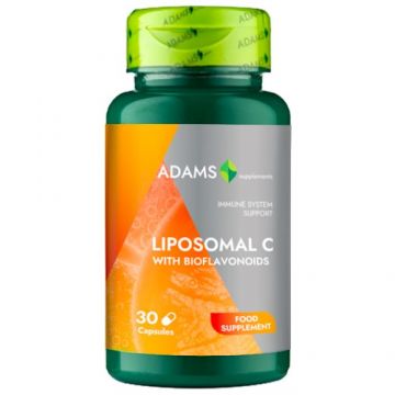 Liposomal C + Bioflavonoids 30cps, Adams Supplements