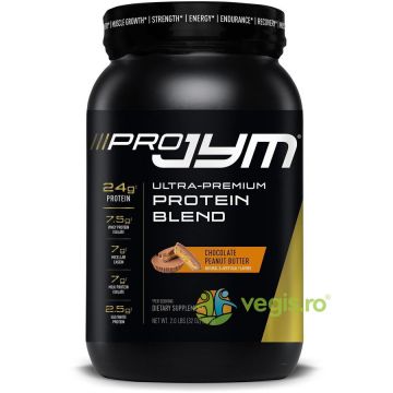 Mix de Proteina Premium cu Aroma de Ciocolata si Unt de Arahide 902g