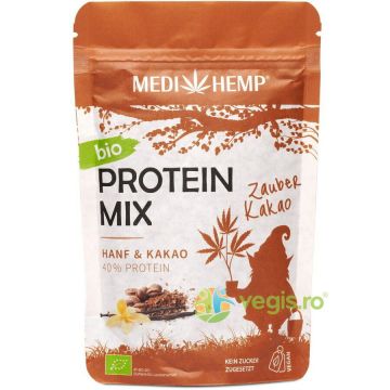 Mix Proteic din Canepa cu Cacao 40% Proteine Ecologic/Bio 200g