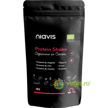 Protein Shake cu Capsuni si Cocos Ecologic/Bio 125g