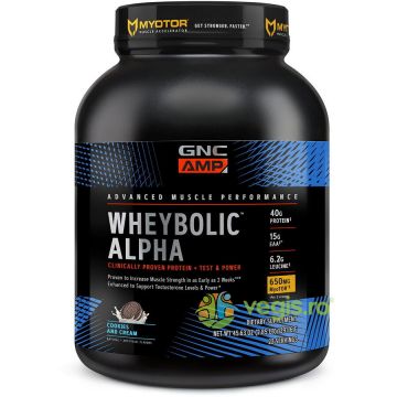 Proteina din Zer cu Aroma de Biscuiti cu Crema Amp Wheybolic Alpha Myotor 1276g