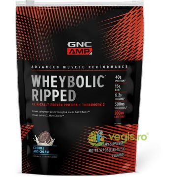 Proteina din Zer cu Aroma de Biscuiti cu Crema Amp Wheybolic Ripped 472.5g