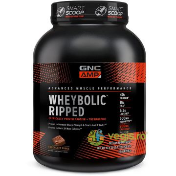 Proteina din Zer cu Aroma de Ciocolata Amp Wheybolic Ripped 1205.6g