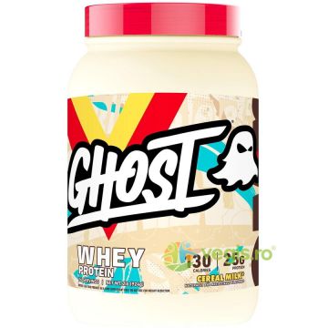 Proteina din Zer cu Aroma de Lapte cu Cereale (Ghost Whey Protein) 924g