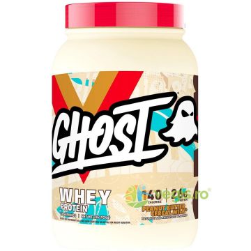 Proteina din Zer cu Aroma de Lapte cu Cereale si Unt de Arahide (Ghost Whey Protein) 924g