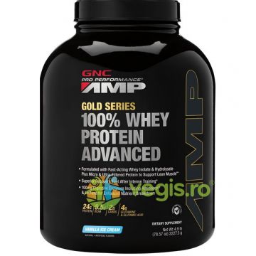 Proteina din Zer cu Aroma de Vanilie Amp Gold Series 2227.5g