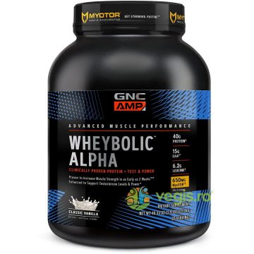 Proteina din Zer cu Aroma de Vanilie Amp Wheybolic Alpha 1254g