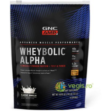 Proteina din Zer cu Aroma de Vanilie Amp Wheybolic Alpha 537.3g
