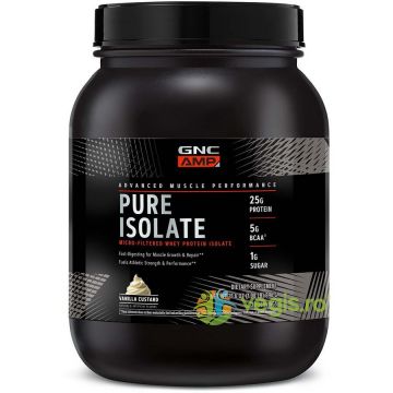 Proteina Izolata din Zer cu Aroma ce Vanilie Amp Pure Isolate 896g