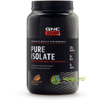 Proteina Izolata din Zer cu Aroma de Ciocolata si Unt de Arahide Amp Pure Isolate 896g