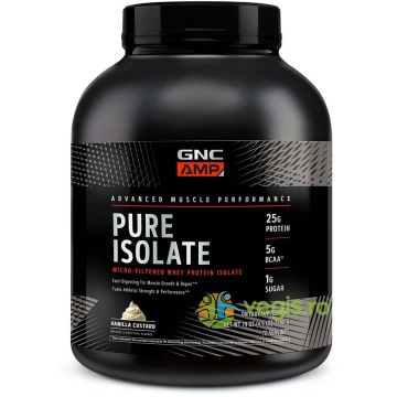 Proteina Izolata din Zer cu Aroma de Vanilie Amp Pure Isolate 2240g