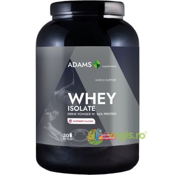 Proteina Izolata din Zer cu Aroma de Zmeura (Whey Isolate Protein) 908g