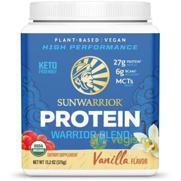 Proteina pe Baza de Plante cu Aroma de Vanilie Ecologica/Bio 375g