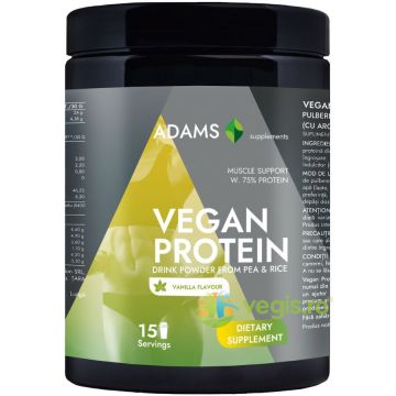 Proteina Vegana cu Aroma de Vanilie 454g
