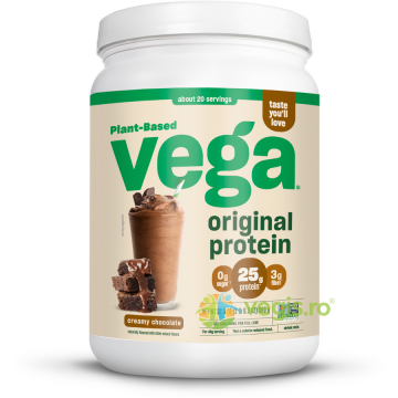 Pudra Proteica Vegetala cu Aroma Naturala de Ciocolata Vega Original 920g