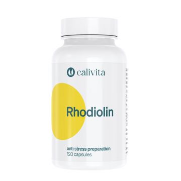 Rhodiolin Preparat Antistres cu Extract din Rhodiola rosea, Excelent Tonic Fizic si Psihic (120 Capsule) - CaliVita