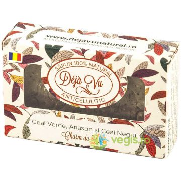 Sapun Natural cu Ceai Verde, Anason si Ceai Negru 90g