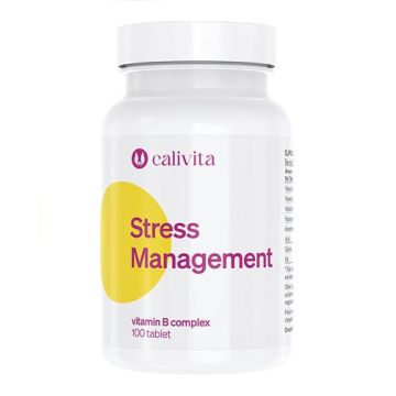 Stress Management Complex de Vitamina B pentru Reducerea Stresului 100 tablete - CaliVita