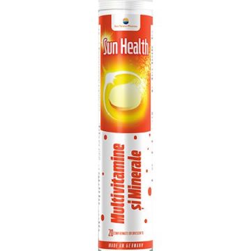 Sun Health Efervescent Mulitivitamine+Minerale 20cpr