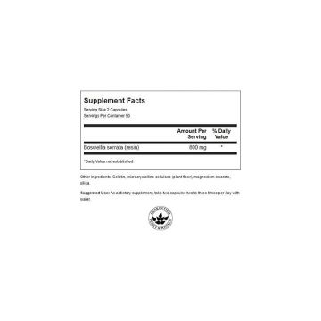 Swanson Boswellia (Tamaie) 400mg - 100 Capsule Swanson Boswellia (Tamaie) 400mg - 100 Capsule