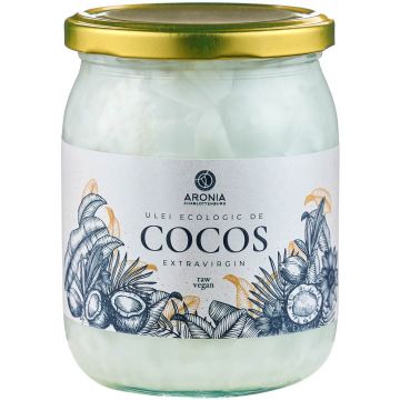 Ulei de cocos extravirgin 100% natural si ecologic, 500 ml Ulei de cocos extravirgin 100% natural si ecologic, 500 ml