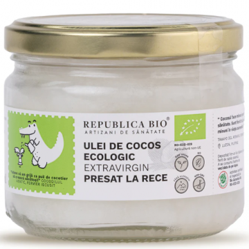 Ulei de Cocos Extravirgin Presat la Rece 280ml Republica Bio
