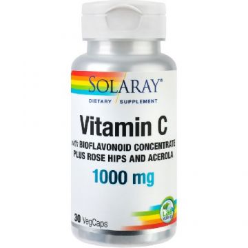 Vitamin C 1000mg, 30cps, Solaray Vitamin C 1000mg, 30cps, Solaray