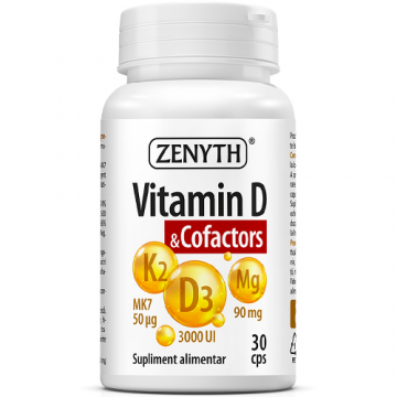 Vitamin D&CoFactors 1100mg 30cps Zenyth Vitamin D&CoFactors 1100mg 30cps Zenyth