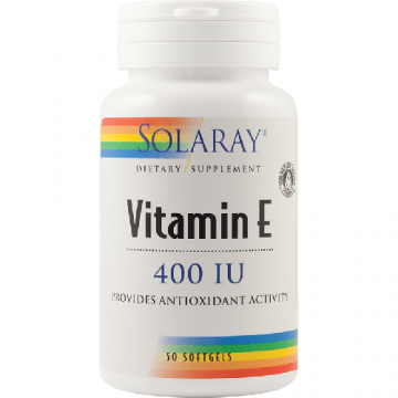 Vitamin E 400UI, 50cps, Solaray Vitamin E 400UI, 50cps, Solaray
