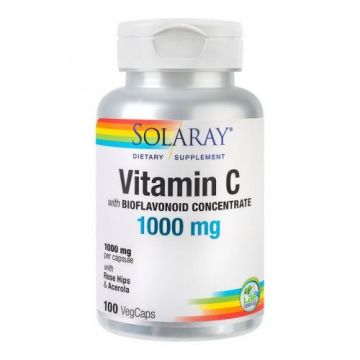 Vitamina C 1000mg, 100cps, Solaray Vitamina C 1000mg, 100cps, Solaray