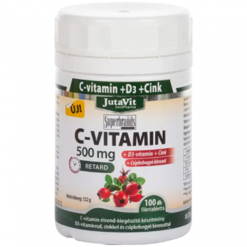 Vitamina C 500 MG +D3+Zinc 100tb Jutavit