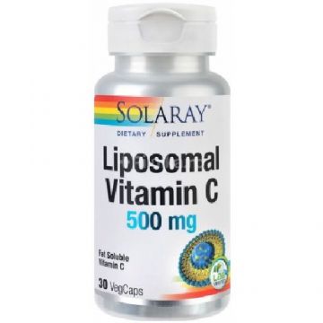 Vitamina C Liposomal, 500g, 30cps, Solaray Vitamina C Liposomal, 500g, 30cps, Solaray