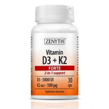 Vitamina D3+K2 Forte 30cps Zenyth Vitamina D3+K2 Forte 30cps Zenyth