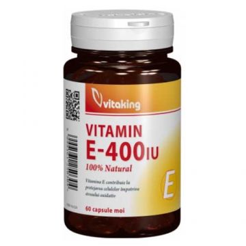 Vitamina E 400 Naturala 60cp Vitaking Vitamina E 400 Naturala 60cp Vitaking