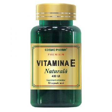 Vitamina E Naturala 400ui, 30cps, Cosmo Pharm Vitamina E Naturala 400ui, 30cps, Cosmo Pharm