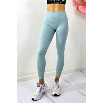 Colanti fitness LYMON, cu banda elastica si push up, Vernil