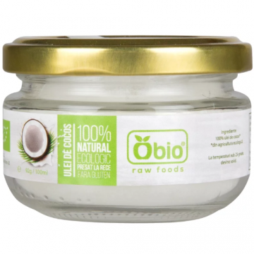 Ulei Cocos Virgin Raw Bio 100ml Obio