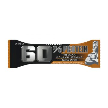Baton Proteic 60% Caramel și unt de arahide Baton Proteic 60% Caramel și unt de arahide