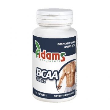 BCAA 3000mg, 30tab, Adams Supplements