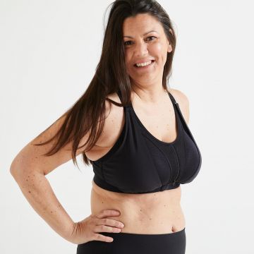 Bustieră 960 Fitness cardio cu susținere mare Negru Bustieră 960 Fitness cardio cu susținere mare Negru