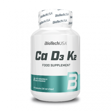 Ca-D3-K2 90cps. Biotech USA