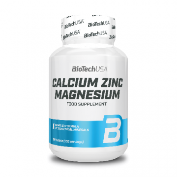 Calcium Zinc Magnezium 100tbl. BiotechUSA