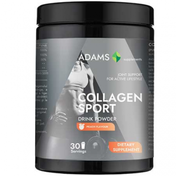 Collagen Sport (pulbere instant, aroma piersica) 600gr, Adams